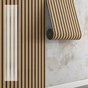 템바보드 벽지 아트월 스티커 패널 거실 셀프 시공 나무