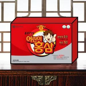 [유로메디] 종근당건강 어린이홍삼 20ml x 30포 6년근 키즈홍삼 1개월분