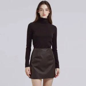 부루앤쥬디 페이크레더미니스커트 BBRKSK305P