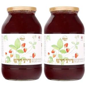 복음자리 딸기잼 1.3kg x2병