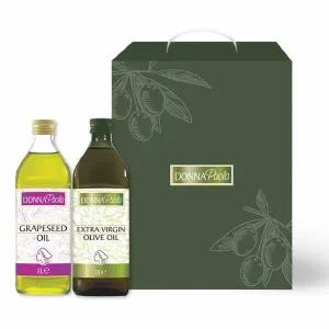 도나파올라 엑스트라버진 올리브오일 1L + 포도씨유 1L 선물세트