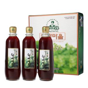홍쌍리선물세트 청매실원 7호/600ml*3병/매실원액/홍쌍리매실