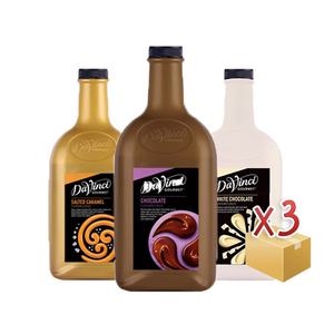 다빈치 소스 3종 2.6kg 1박스 3개 초코 카라멜