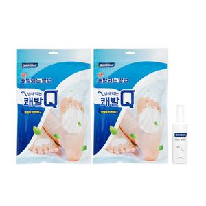 쾌발Q 60매 2개세트 + 풋스프레이 / 발냄새제거