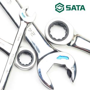 사타(SATA) 더블라쳇 기어렌치 17mm 자동스패너 깔깔이 라쳇렌치 몽키 자동차공구