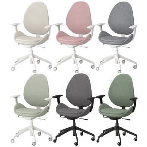 이케아 HATTEFJALL 하테피엘 팔걸이책상의자/회전/사무용/공부방의자