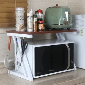 전자레인지 선반 2단 렌지 오븐 밥솥 랙 에어프라이어