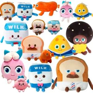 브레드이발소인형 윌크 브레드 소시지 치즈 마카롱 엉덩이탐정 인형 가방고리 애착 캐릭터