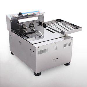 [기타]MSKOREA 업소용 전기 튀김기 MSM-100T 탁상용 튀김 기계 소형 영업용