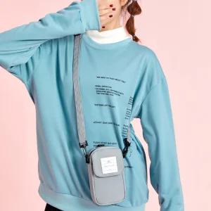 6컬러 멀티스트랩 심플 카드 지갑 미니 크로스백 핸드폰 가방 TFA824