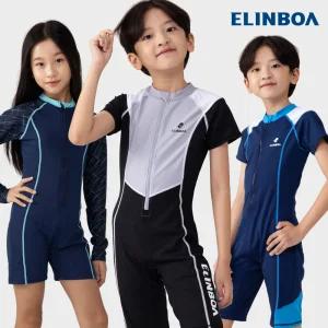 25 키즈 주니어 생존수영 남아 여아 실내 수영복 올인원 스윔슈트