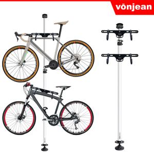 KB-383 자전거 보관 실내 듀얼 거치대 폴 스탠드랙 3m [아파트 거실 창고 등 보관 및 전시]