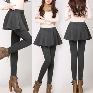여성 기모 레깅스 치랭스 치마 바지 반바지 겨울
