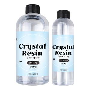 오로라데코덴 2액형 크리스탈 2대1 클리어퀵타입 750g