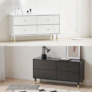 [바로방 가구]디디 4단 서랍 거실장 1000 tv다이 원룸 티비 선반 미니 수납 장식장