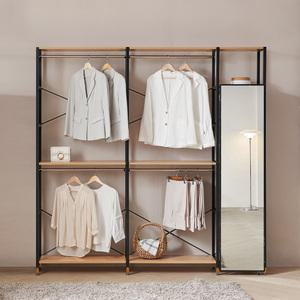 모던하임 W2000 거울형 드레스룸 행거 시스템장