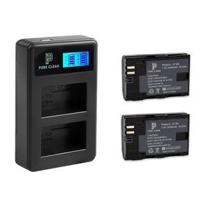 캐논 LP-E6 듀얼충전기+배터리2 EOS R RA R5 R6 R7 90D 80D 70D 60D 7D 6D