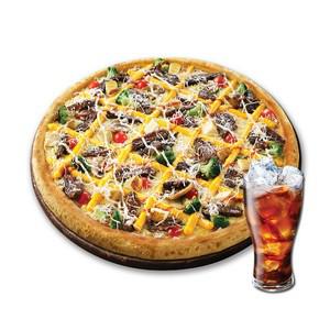 (피자헤븐) 눈꽃치즈스테이크L+콜라1.25L