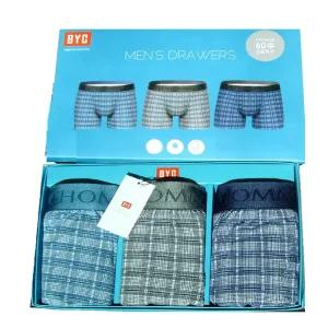 브랜드BYC 트라이 사각트렁크 박서팬티 남성속옷세트 빅사이즈