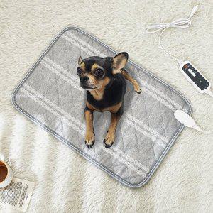 [눕자] 카본 탄소 강아지 고양이 전기방석 그레이 중형 40X60