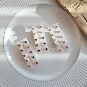 [10P세트] 5mm 점토볼 큐빅 피어싱