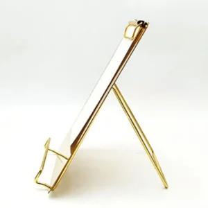 메탈서류받침대 금속 서류 거치대 스탠드 골드 대형
