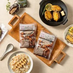 완도 자숙 손질전복 20미 총10팩 (전복내장 게우포함 1팩2미 90g)