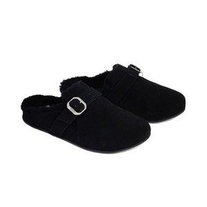 [핏플랍] 퍼슬리퍼 크리시 시어링 겨울 여성 뮬 FK2-090 블랙