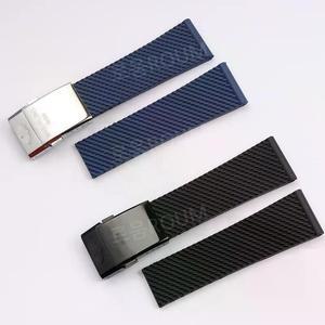 브라이틀링 시계 호환 22 24mm 러버 밴드 실리콘 스트랩 우레탄 젤리 시계줄