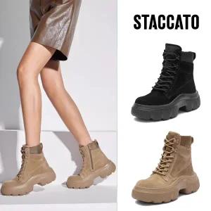 [롯데백화점]스타카토 여성 워커부츠 WARMEE_008_23F_2COLOR