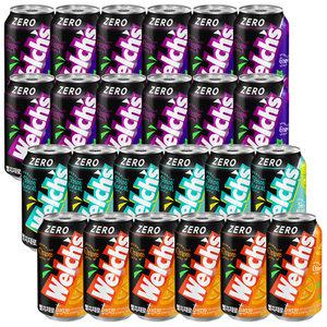 웰치스 제로 355ml 포도 12캔 + 샤인머스캣 6캔 + 오렌지 6캔