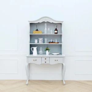 [리체갤러리] 수입 빈티지 엔틱가구 보나끄 그레이 접시장 수납장