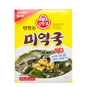 오뚜기 맛있는 즉석 미역국 9g x2입