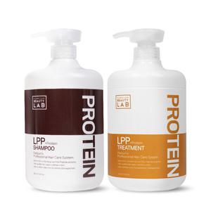 박준뷰티랩 LPP 단백질 무실리콘 약산성 샴푸 1000ml+트리트먼트 1000ml, 오리지널