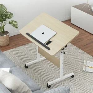 우드 높낮이 각도 조절 책상 책보기좋은 높이조절책상 각도조절책상 침대책상 노트북책상