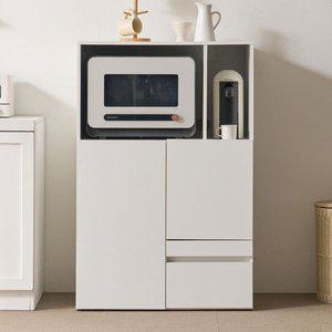 [가온퍼니처]에셀르 800 멀티 광파오븐 도어 렌지대 밥솥 전자렌지 수납장 에어프라이어 선반