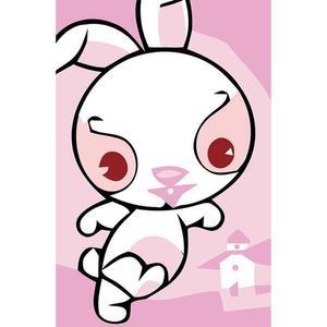 [RG55R3P9]12간지 토끼 이젤 보석십자수 10x15 메탈투어