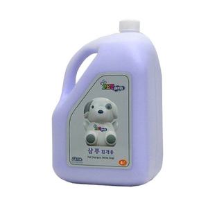 대용량 흰개 하얀 강아지용 샴푸 4L 애견 애완견 전용 (WD52260)