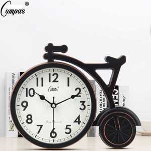 대형 탁상시계 무소음 온도 책상 집들이 빈티지 테이블 아날로그 침대협탁