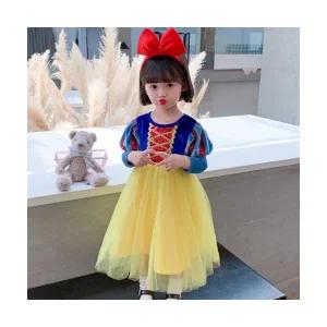 백설공주 드레스 여아 유아 긴팔 겨울 공주드레스 할로윈 파티 의상