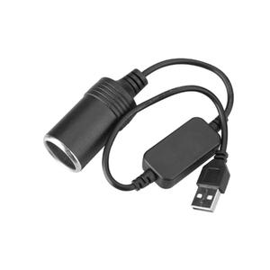 오토크루 차량용 USB C-type DC 5V to 12V 시거잭 승압 컨버터 소켓