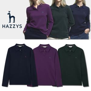 국내매장 정품(백화점) 헤지스 긴팔티 여성 간절기 카라티셔츠 피케이 폴로 PK 부모님선물 HSTS4DC81