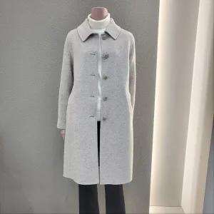 [꼼빠니아]캐시미어 울 혼방 핸드메이드 카라넥 코트 CAEW0-WCH360_IC