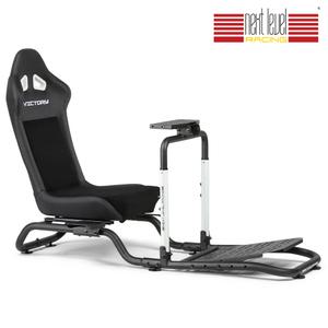넥스트레벨 VICTORY 빅토리 레이싱시트 레이싱휠 거치대 (시트포함/공식수입정품)