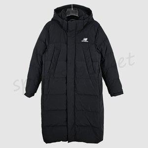 [뉴발란스]NBNPD42923 블랙 UNI 액티브 롱 구스다운(European Goose) 롱패딩 남여공용 거위털 롱 점퍼 커플