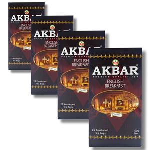 아크바 잉글리쉬 브렉퍼스트 클래식 홍차 25티백(2gx25개입) 4곽