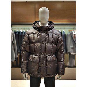 갤러리아 킨록 오버핏 카라코람 구스다운 점퍼 브라운 (TIU18)