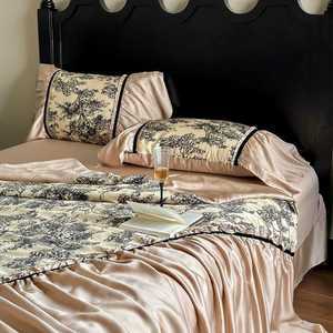 유럽풍 이불 실크 고급 침구 신혼 혼수 인테리어 호텔식 세트