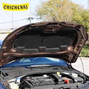 푸조 301 2012-2016 자동차 열 방음 코튼 프론트 후드 엔진 방화벽 매트 패드 커버, 소음 차단 액세서리