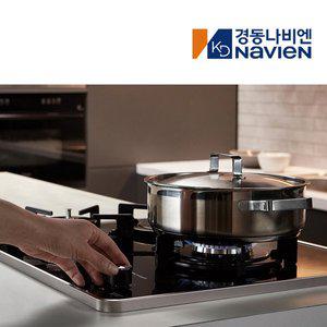 [나비엔 매직]경동나비엔 빌트인 3구 가스렌지 쿡탑 레인지 코드식  560x480(6203)